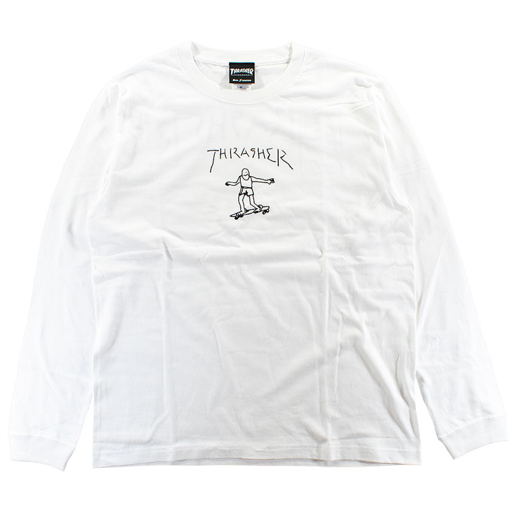 楽天市場】THRASHER スラッシャー メンズ ロンT ゴンズ 手書き ロング