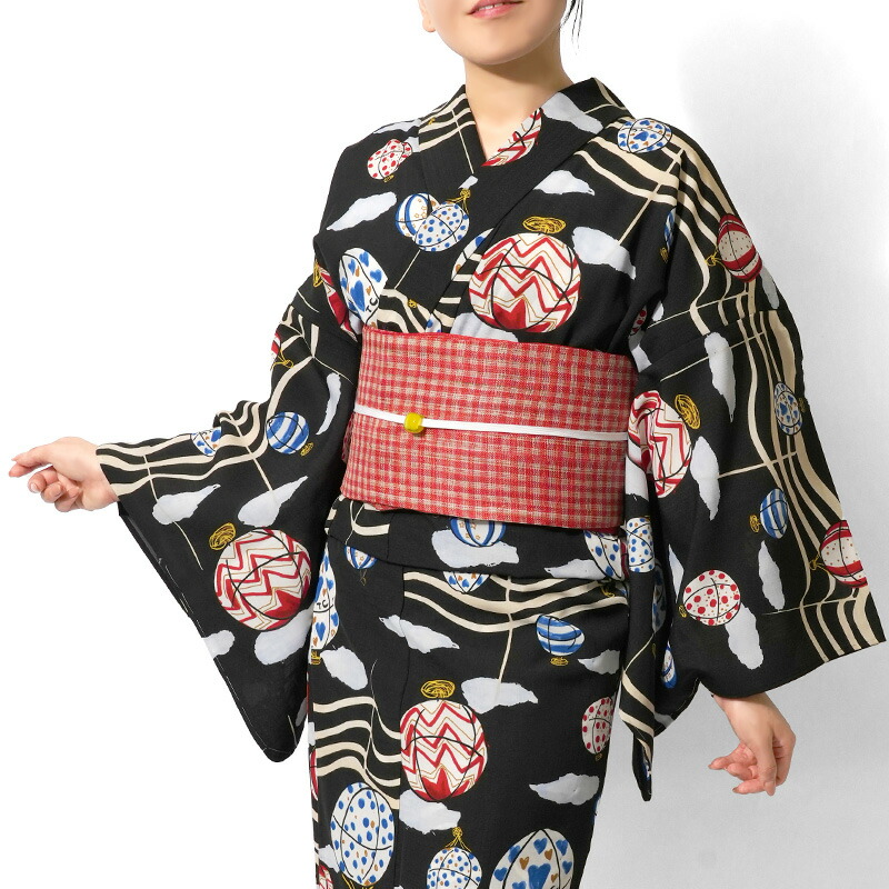 楽天市場】浴衣 tsumori chisato セオアルファ 気球 黒 黒地