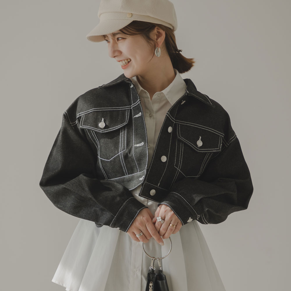 楽天市場】【SALE】2WAYフリルコンパクトデニムジャケット : 夢展望
