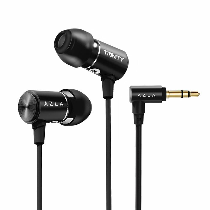 楽天市場】AZLA TRINITY Black【AZL-TRINITY-ST-BLK】有線イヤホン