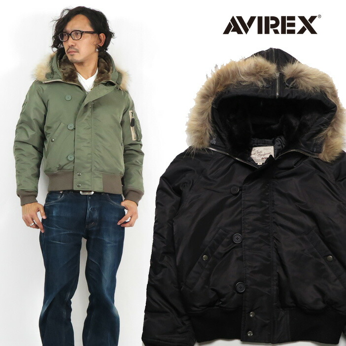 楽天市場】AVIREX アビレックス N-2B コマーシャル リアルファー
