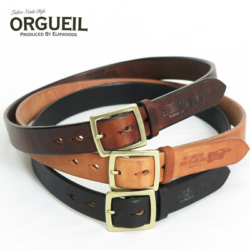 楽天市場】ORGUEIL オルゲイユ オイルハーネス レザー ベルト