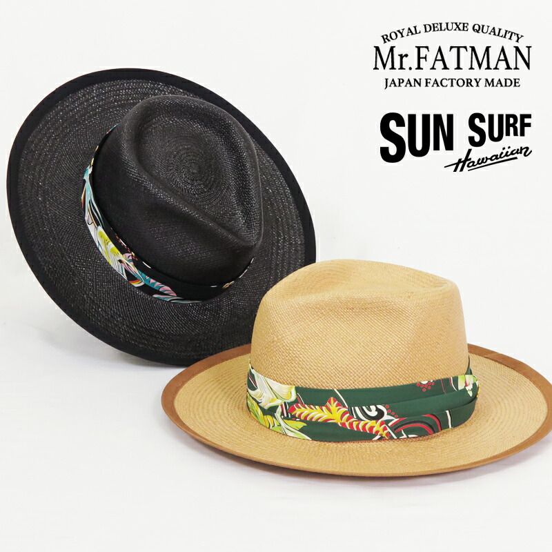 楽天市場】サンサーフ SUN SURF × Mr.FATMAN ハワイアン パナマハット