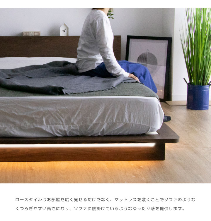 楽天市場】【10%OFF☆3月3日20時〜11日2時迄】ベッド クイーンベッド
