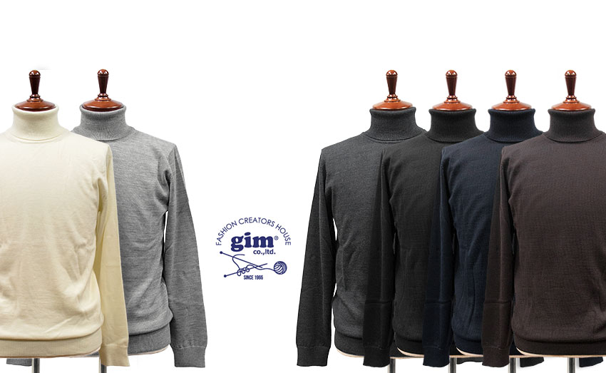 楽天市場】□TRAD SALE！□ gim / ジム タートルネックセーター 天竺
