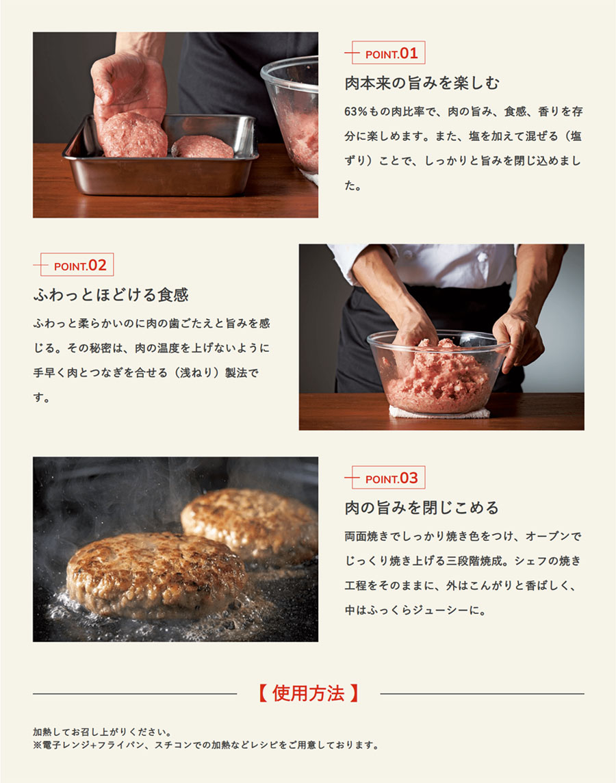 楽天市場】ハンバーグ 10個 約1,200g 冷凍 惣菜 簡単 業務用
