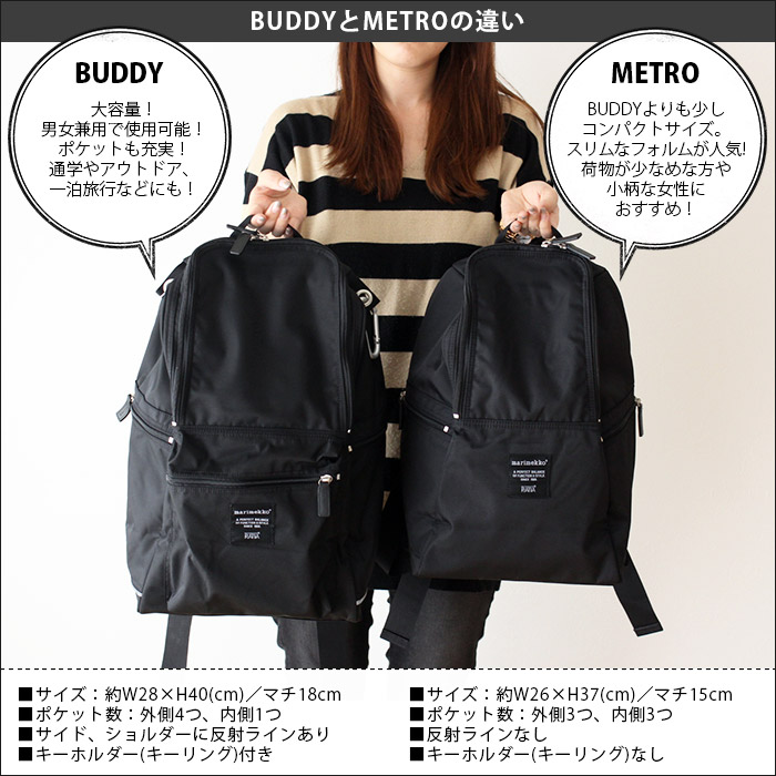 楽天市場】マリメッコ ローディ バディ Buddy リュック / ブラック
