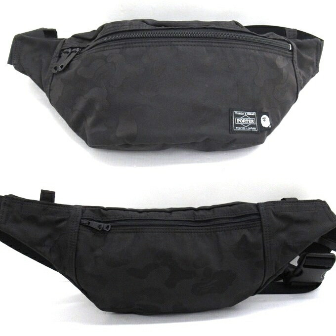楽天市場】A BATHING APE × PORTER JACQUARD CAMO WAIST BAG ア