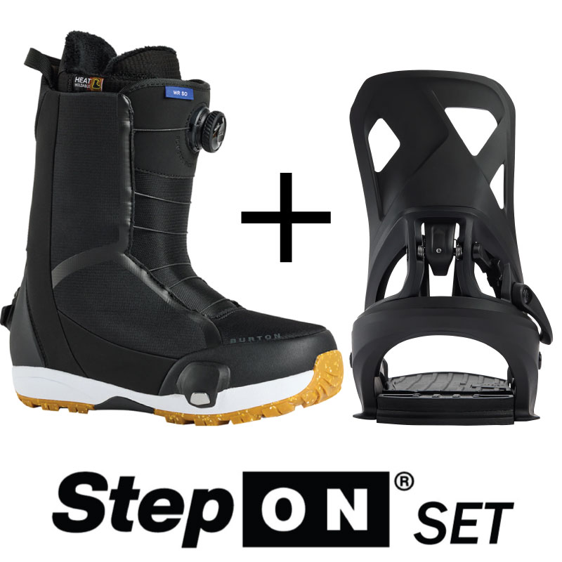 楽天市場】バートン ステップオン セット ウェイブレンジ Burton step