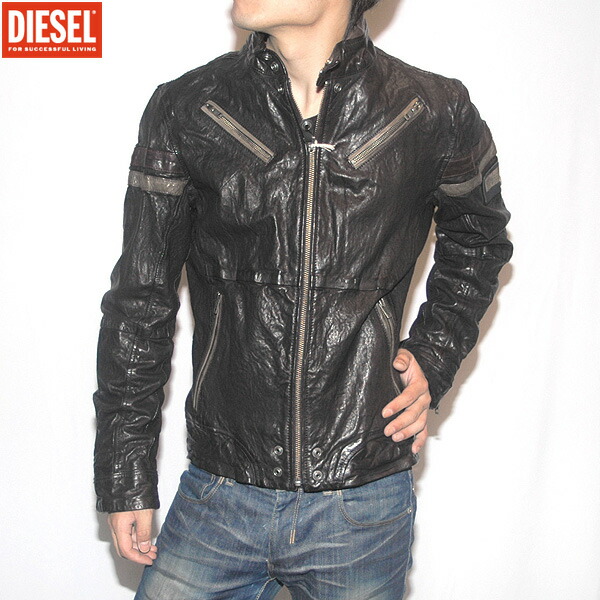 楽天市場】ディーゼル DIESEL メンズ アウター ジャケット レザー