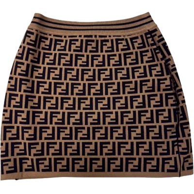 楽天市場】FENDI フェンディ スカート キッズ ニット ミニ 大人着用可