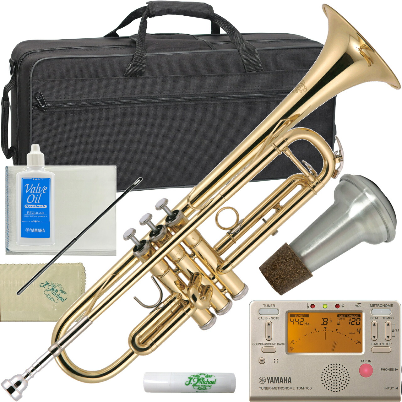楽天市場】J Michael Jマイケル 3年保証 TR-200 トランペット ラッカー