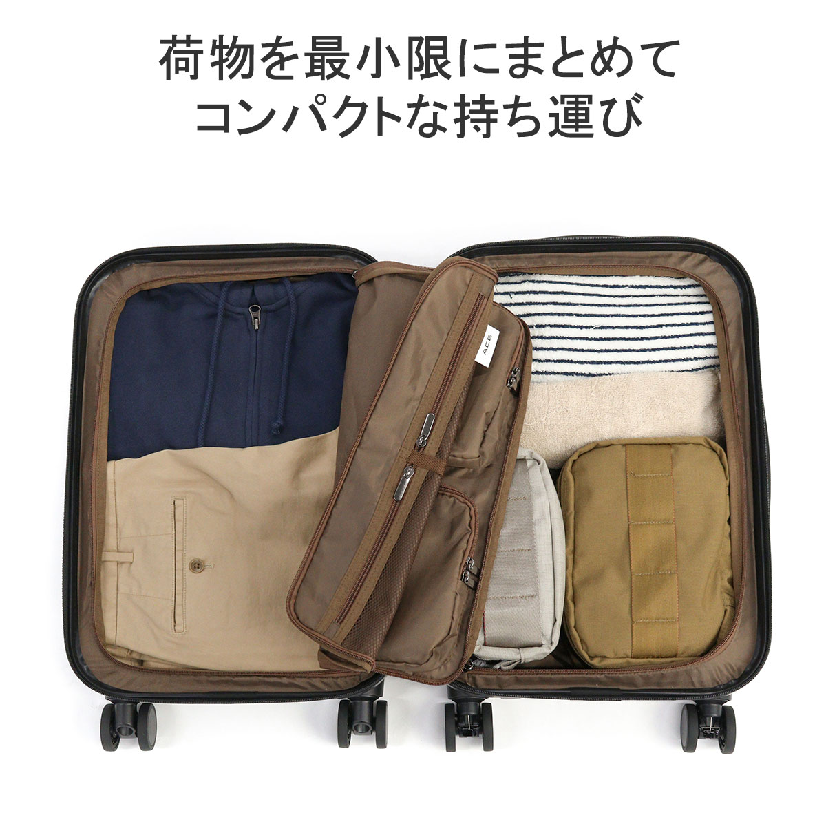 楽天市場】【セール20%OFF】 ノベルティ付 エース スーツケース