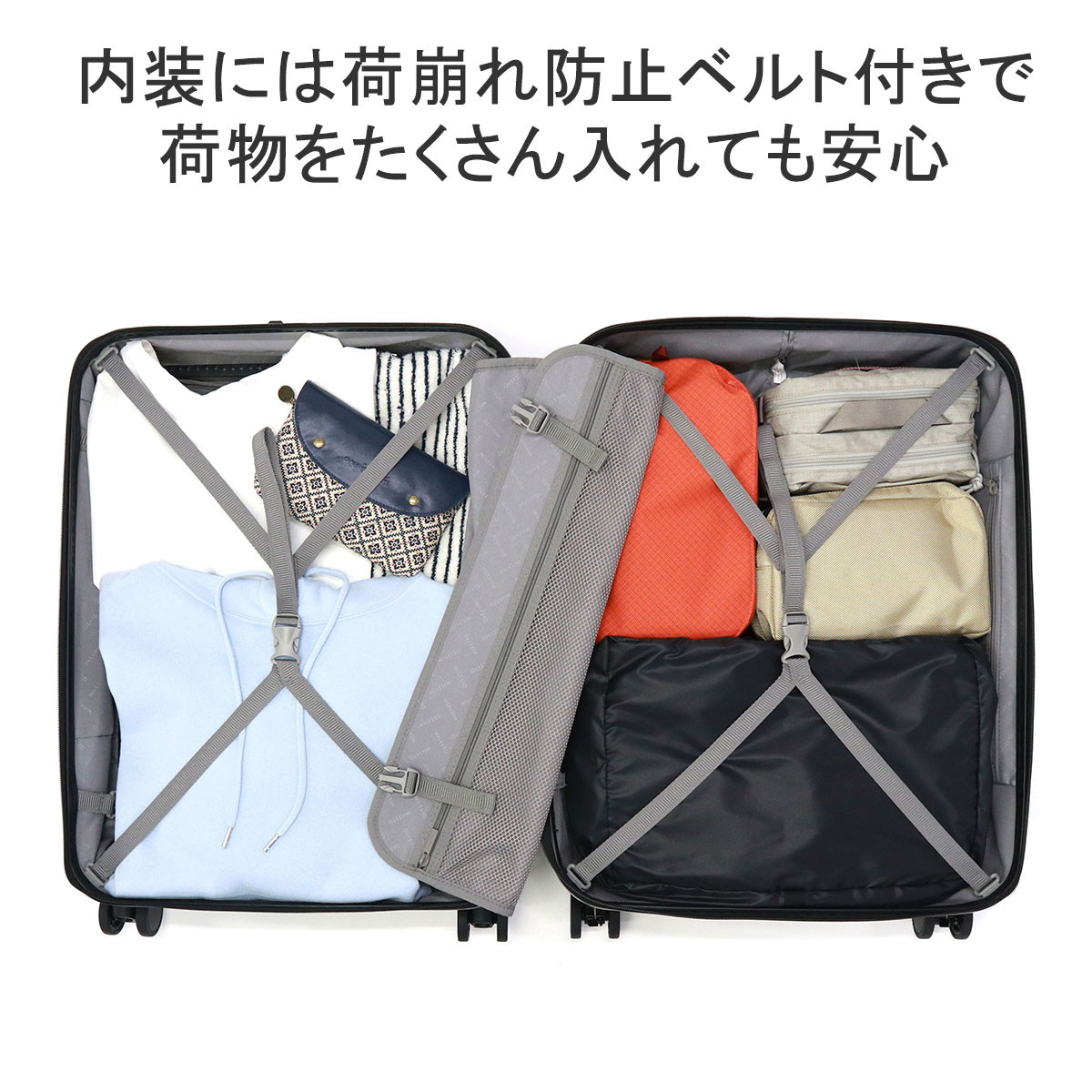 楽天市場】ノベルティ付 ミレスト スーツケース フロントオープン