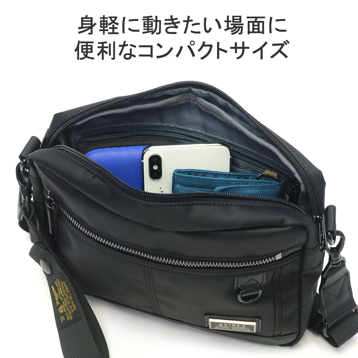 楽天市場】アヴィレックス ショルダーバッグ メンズ 斜めがけバッグ