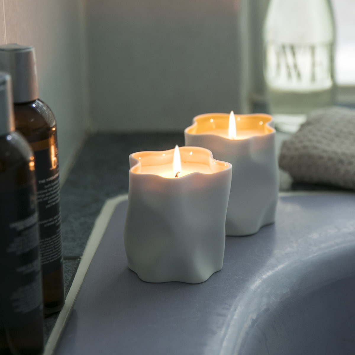 楽天市場】キチベエ キャンドル KITCHIBE Crinkle Candle クリンクル