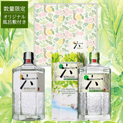 楽天市場】【全品P3倍 3/1限定】送料無料 サントリー ROKU 六 GIN 2本