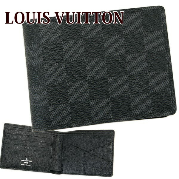 ルイ・ヴィトン(LOUIS VUITTON) ダミエ(Demier) 二つ折り メンズ二