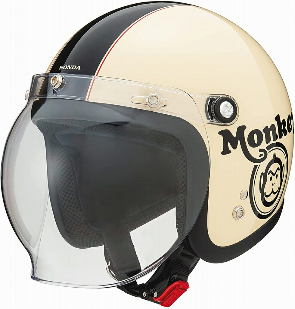 楽天市場】【HONDA】 Monkey ヘルメット アイボリー×ブラック Lサイズ