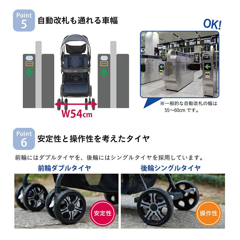 楽天市場】二人乗りベビーカー 二人でゴー ネイビー 二人乗り 双子