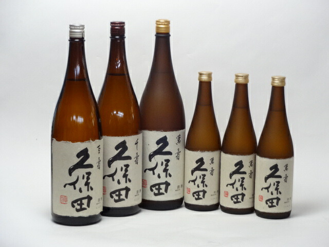 楽天市場】久保田6本セット 朝日酒造 久保田(萬寿1800×1本 千寿1800×1