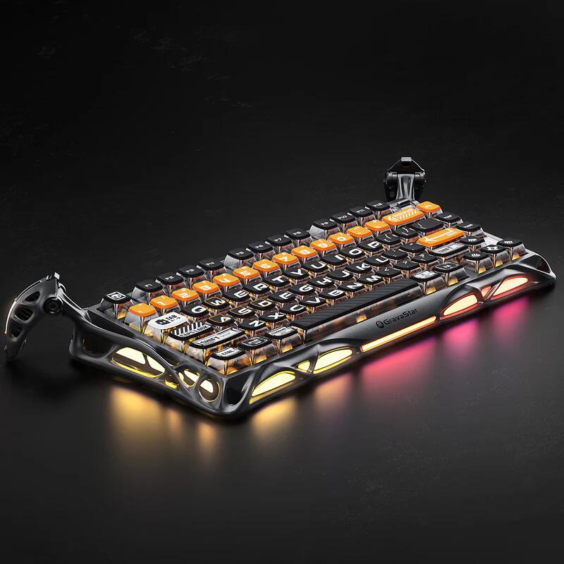 楽天市場】GravaStar Mercury K1 Pro ゲーミングキーボード ワイヤレス