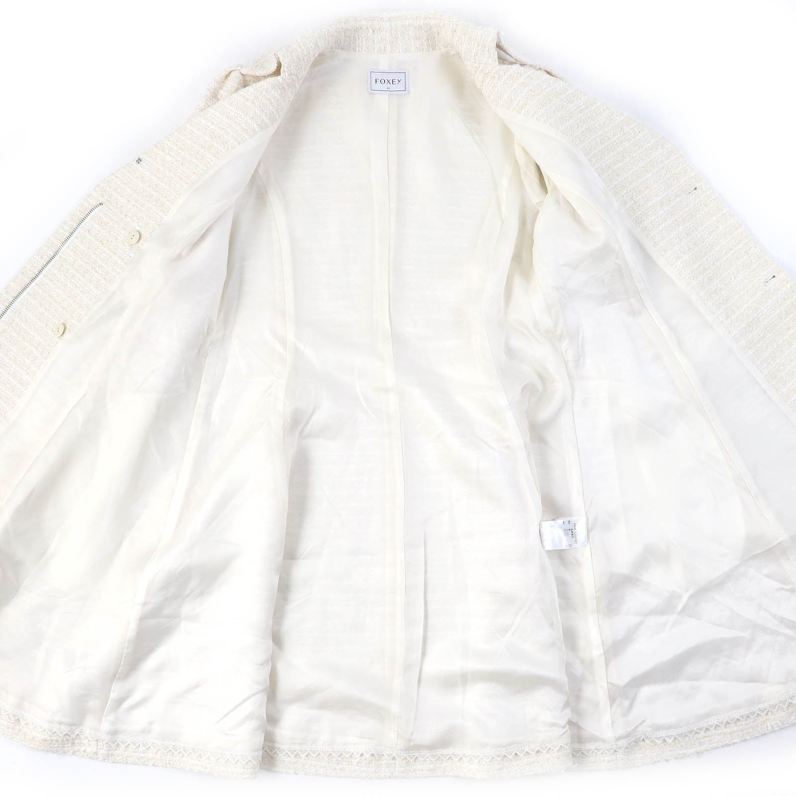 楽天市場】極美品△FOXEY フォクシー 40544 Dress Miss Edinburgh 七分