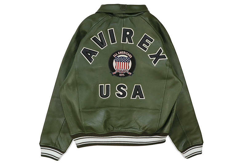 楽天市場】AVIREX ICON JACKET (AVF23IO20-305:OLIVE)アビレックス