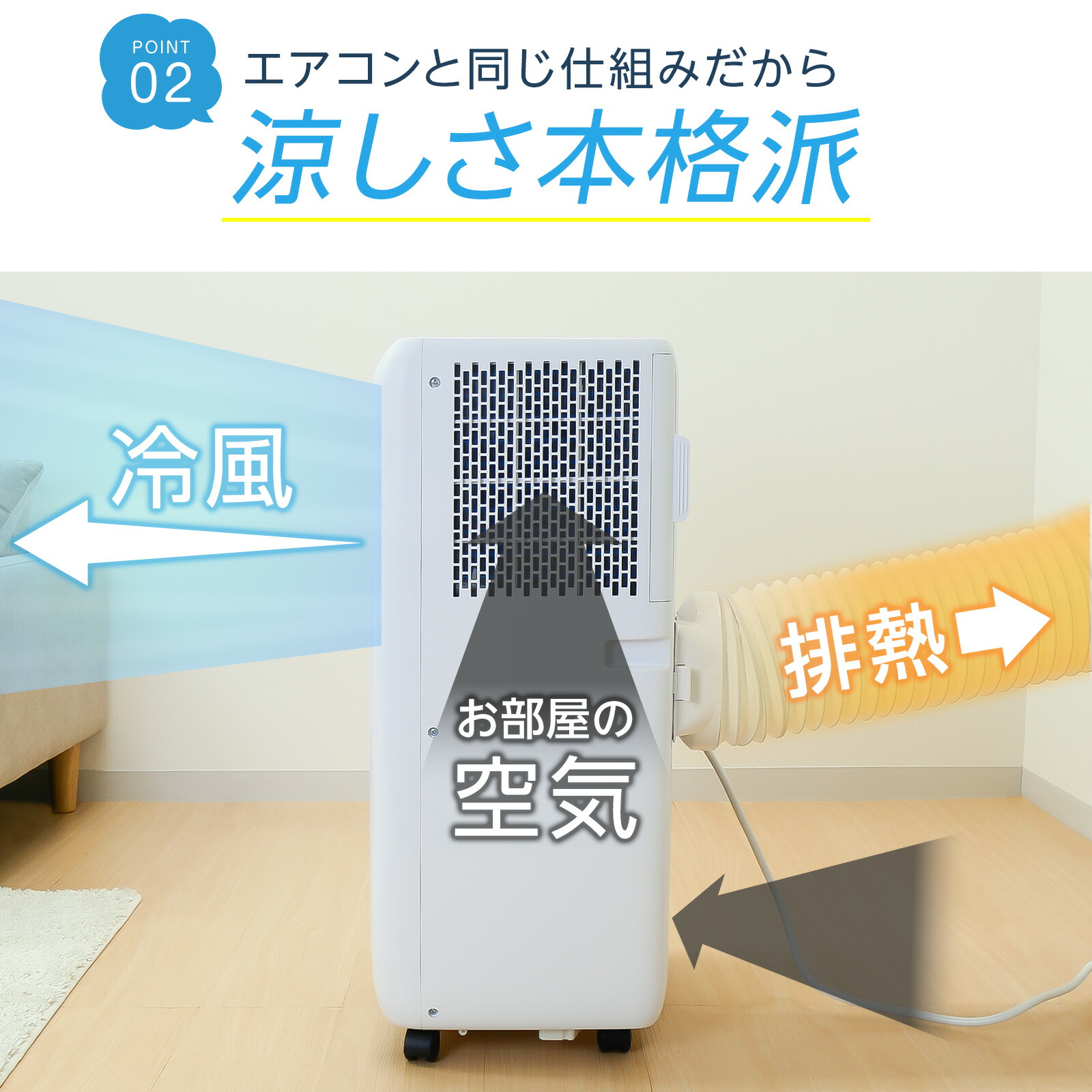 楽天市場】【スーパーSALE 特別価格】スポットクーラー ポータブル