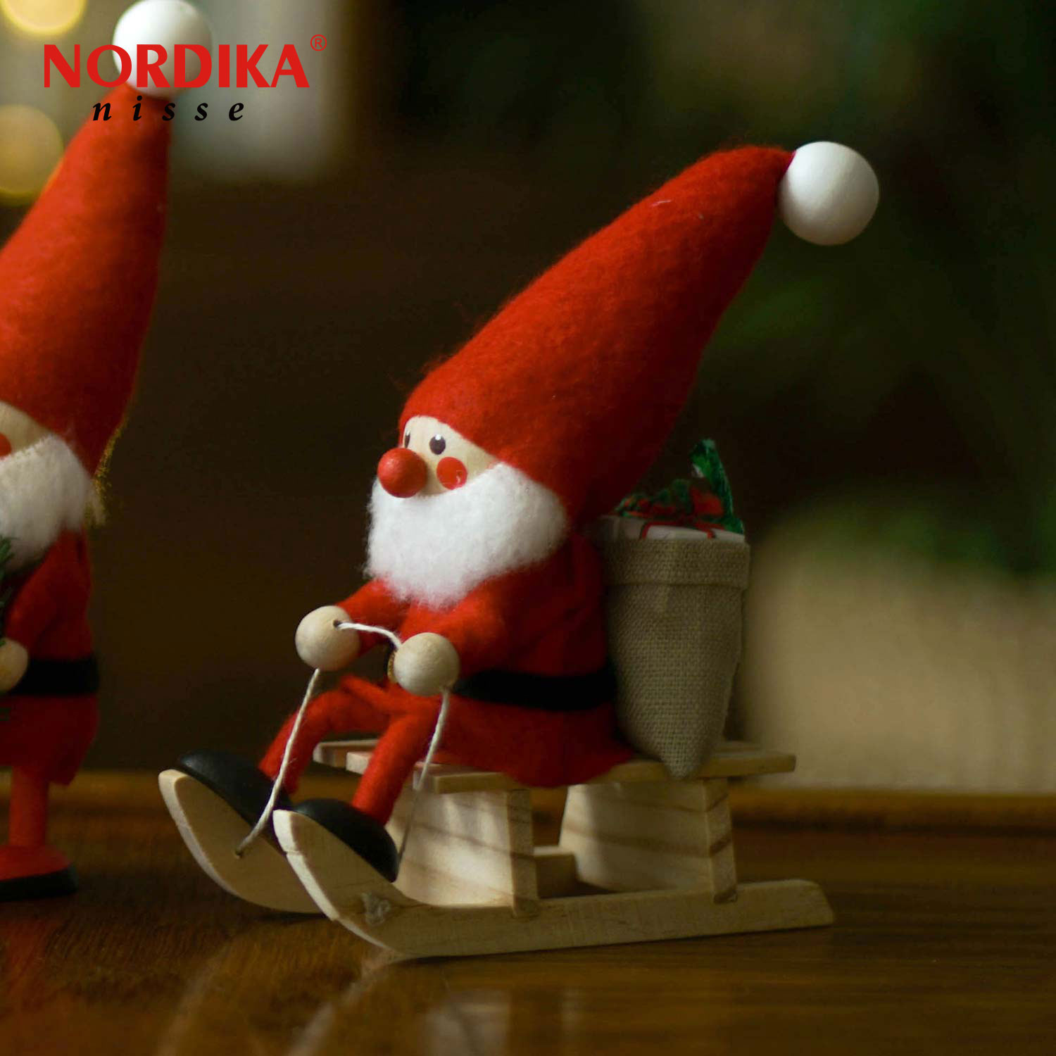 楽天市場】NORDIKA nisse ノルディカ ニッセ 人形 そりに乗ったサンタ