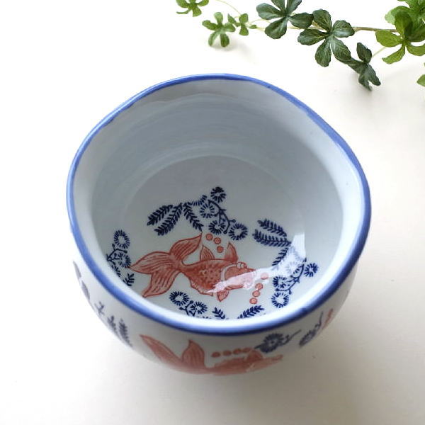 楽天市場】金魚鉢 陶器 おしゃれ 和風 水鉢 睡蓮鉢 メダカ鉢 かわいい