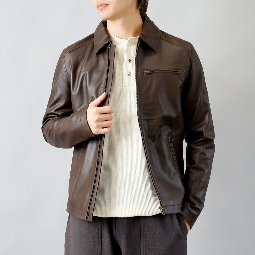 楽天市場】革ジャン メンズ ブランド 襟付き 羊革 本革 柔らかい