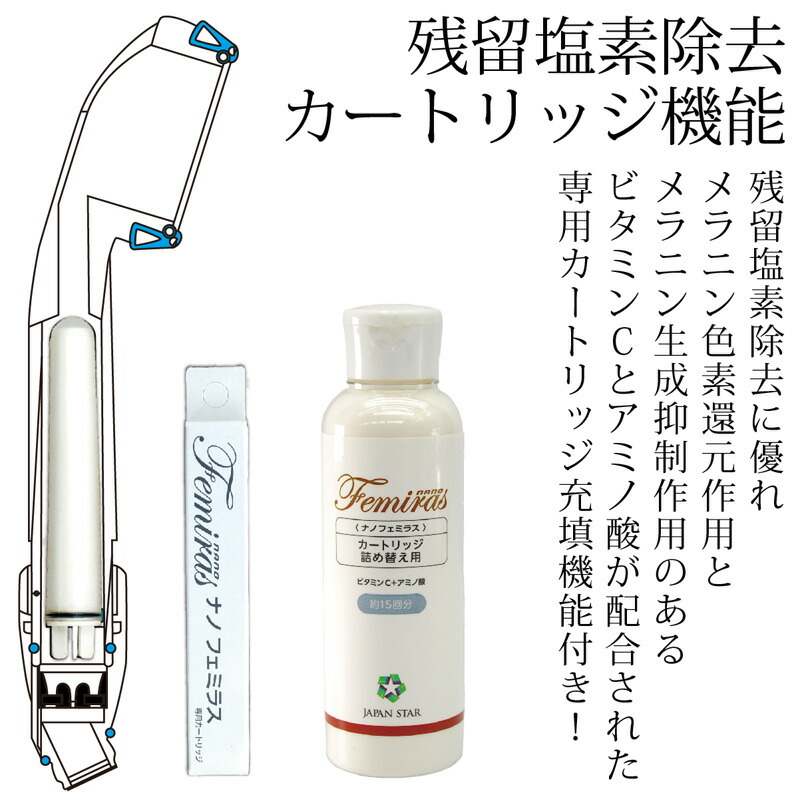 楽天市場】ナノフェミラス ドロップミストナノバブルシャワー FMRS-W