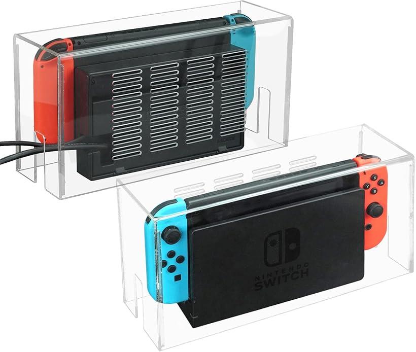 楽天市場】Switch ドック カバー 防じんケース 通気口 ゲーム中使用
