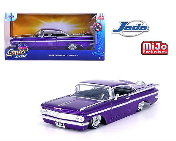 楽天市場】ミニカー 1/24 JadaTOYS 1959 シボレー インパラ