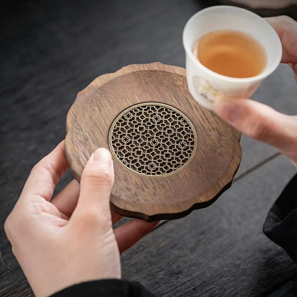 楽天市場】IwaiLoft 美品 手作り 急須受台 急須置き 茶台 茶盤 ティー