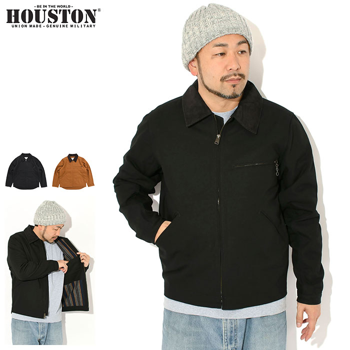 楽天市場】ヒューストン HOUSTON ジャケット メンズ ダック ジップ