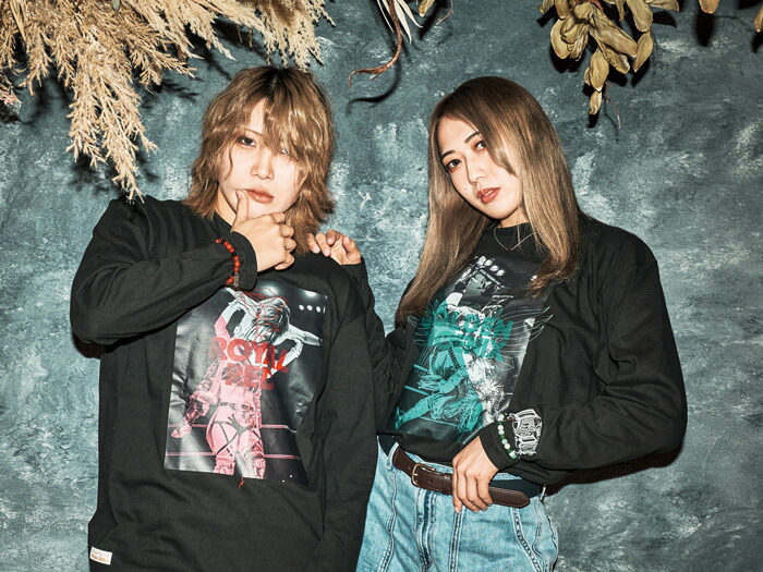 楽天市場】HTML ZERO3×STARDOM 林下詩美 上谷沙弥 コラボ ロンT T