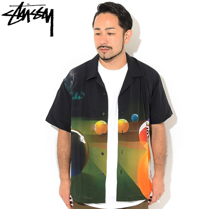 楽天市場】ステューシー STUSSY シャツ 半袖 メンズ Pool Hall