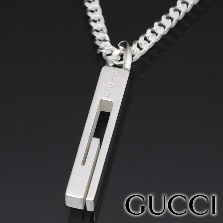 楽天市場】グッチ ネックレス GUCCI ペンダント シルバー アクセサリー
