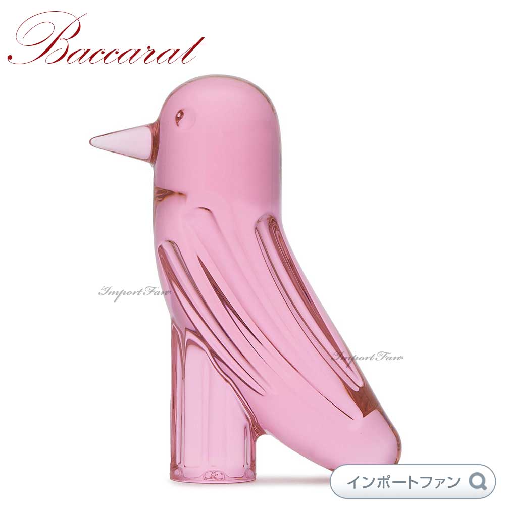 楽天市場】バカラ ファウナクリストポリス トリ 鳥 ピンク 2815007