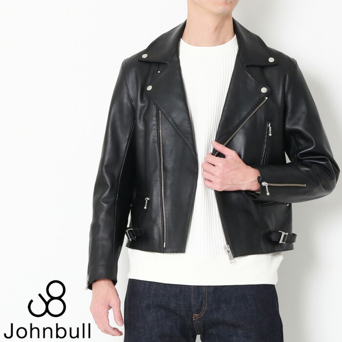 楽天市場】Johnbull ジョンブル ライダース ジャケット ダブル シープ