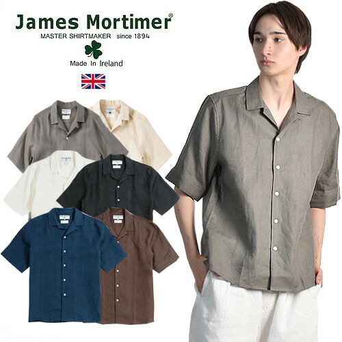 楽天市場】JamesMortimer/ジェームズモルティマー オープンカラー アイ