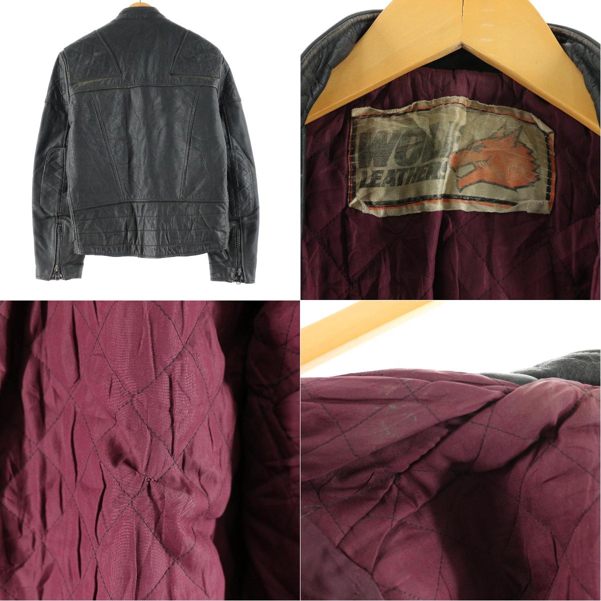 楽天市場】70年代 ウルフレザー Wolf leathers ロンジャン セミダブル