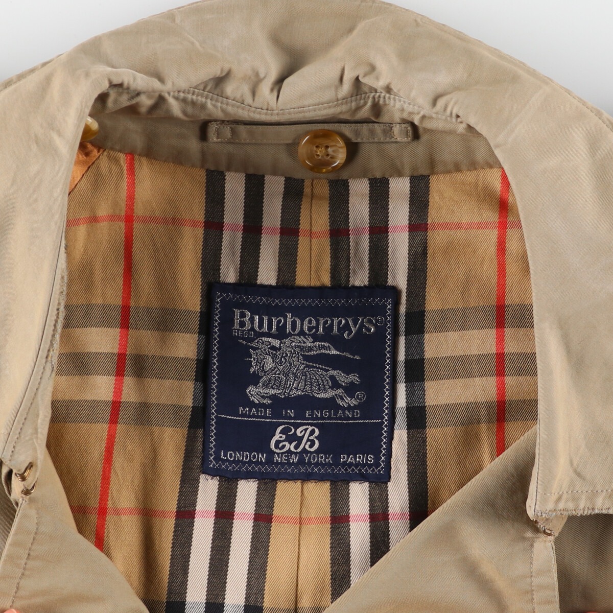 楽天市場】古着 バーバリー Burberry's トレンチコート 英国製 LONG 56
