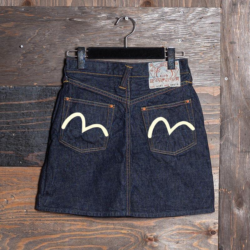 楽天市場】エビスジーンズ エビスドンナ デニムミニスカート カモメ