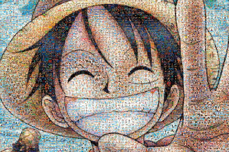 楽天市場】ジグソーパズル ワンピース モザイクアート (ワンピース