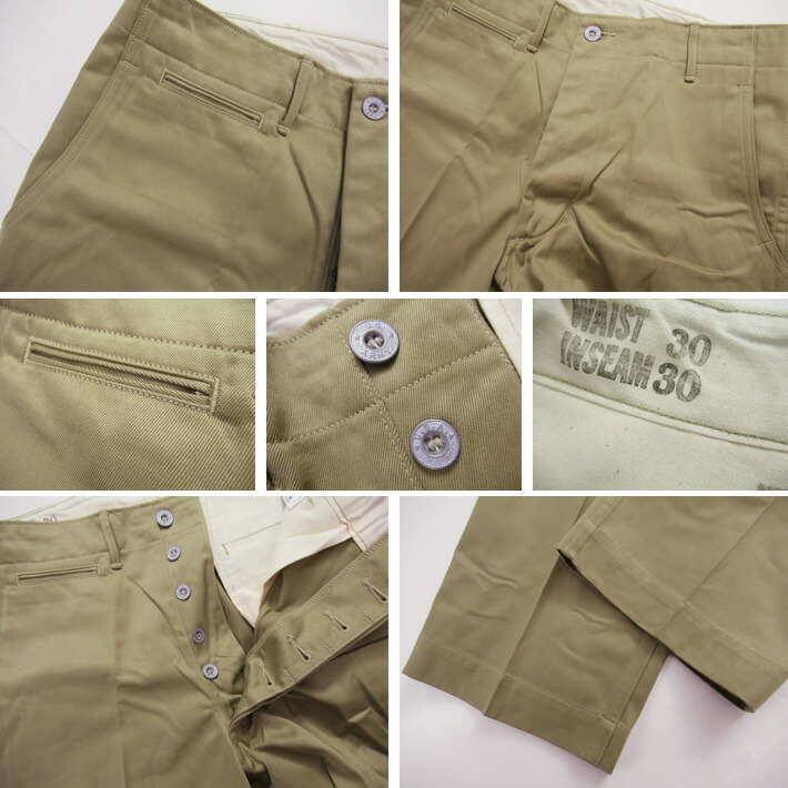 楽天市場】WAREHOUSE ウエアハウス チノパン Lot.1216 M-41 TYPE U.S.