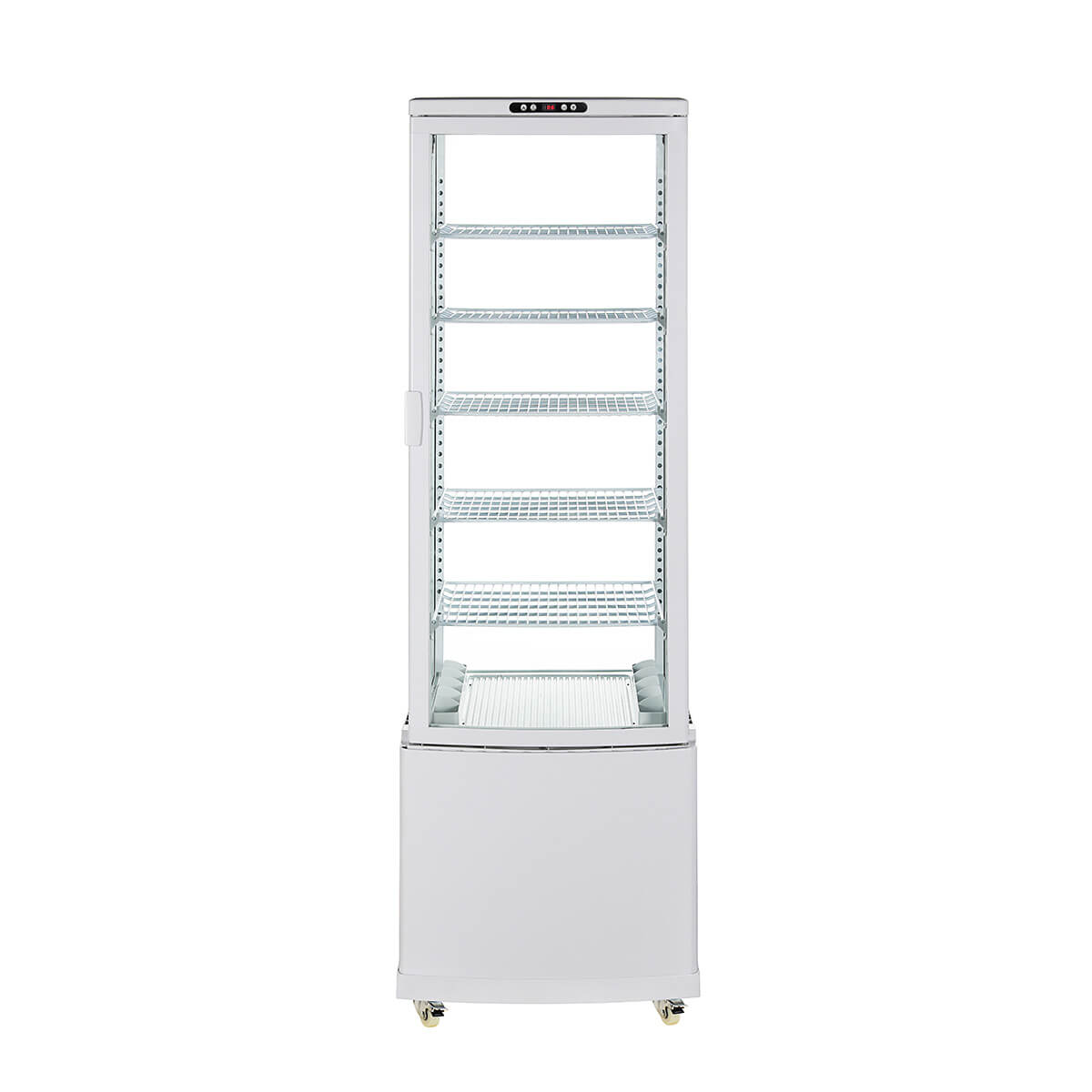 楽天市場】【アウトレット売り尽くし特価】235L 白 大型 4面ガラス