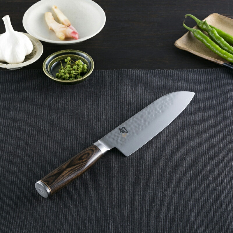 楽天市場】旬 Premier 三徳 175mm 貝印 包丁 SHUN VG-MAX ダマスカス材